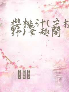 樱桃汁(宋枝江野)笔趣阁