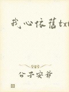 我心依旧txt