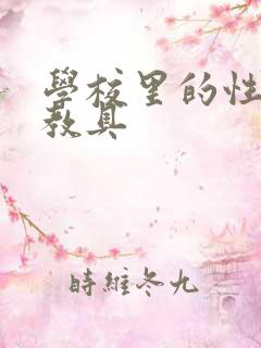 学校里的性教学教具