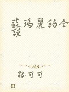 苏玛丽的全部小说