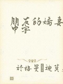 朋友的娇妻hd中字