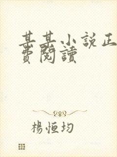 某某小说正版免费阅读