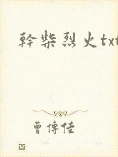 干柴烈火txt