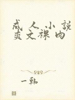 成 人 小 说爽文裸 肉