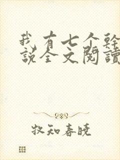 我有七个干妈小说全文阅读