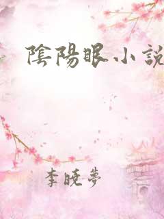 阴阳眼小说
