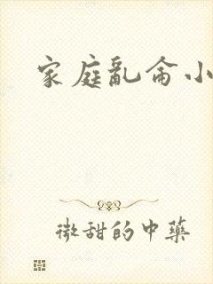 家庭乱仑小说