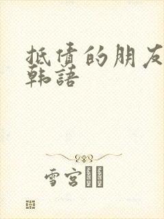 抵债的朋友麦子韩语