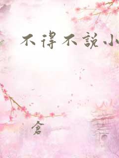 不得不说小说