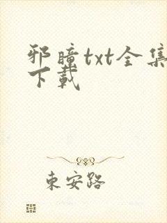 邪瞳txt全集下载