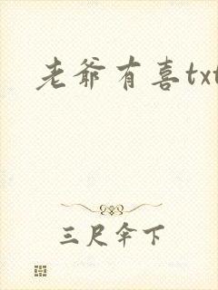 老爷有喜txt