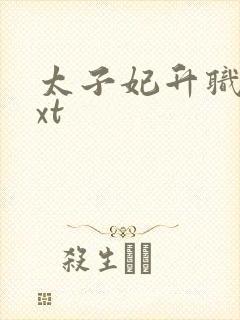 太子妃升职记txt