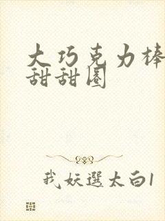 大巧克力棒c小甜甜圈