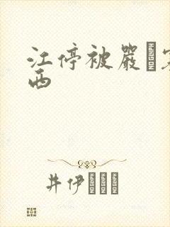 江停被严峫塞东西