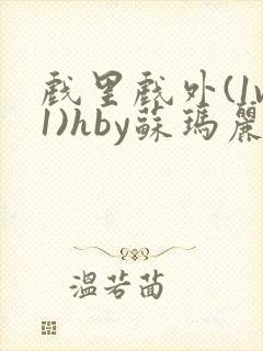 戏里戏外(1v1)hby苏玛丽