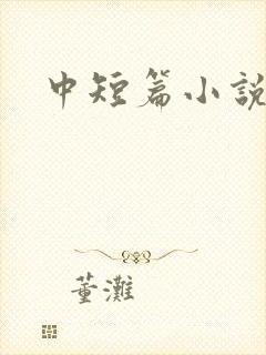 中短篇小说集