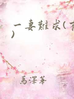 一妻难求(有肉)