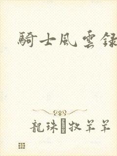 骑士风云录