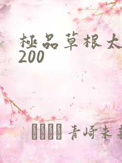 极品草根太子5200