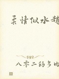 柔情似水赵雅儿