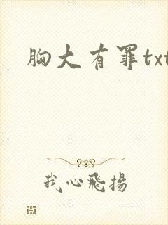 胸大有罪txt