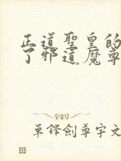 正道圣皇的我娶了邪道魔尊 小说