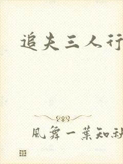 追夫三人行