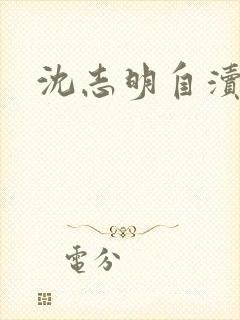 沈志明自渎事件