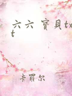 六六 宝贝txt