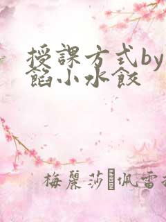 授课方式by肉馅小水饺