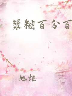 浆糊百分百全文