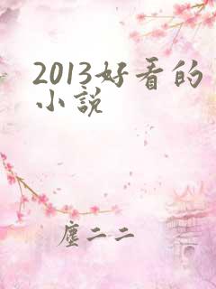 2013好看的小说