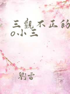 三观不正的文po小三