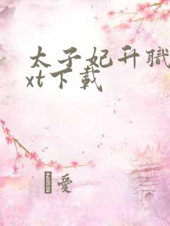 太子妃升职记txt下载