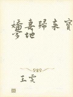 娇妻归来宝贝叫爹地