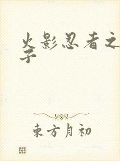 火影忍者之神之子