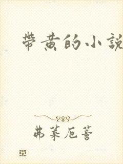带黄的小说