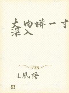 大肉蟒一寸寸地深入