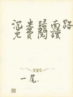 沉光归南路全文免费阅读