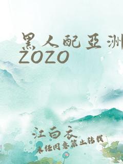 黑人配亚洲女人ZOZO