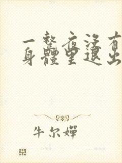 一整夜没有从你身体里退出来