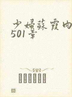 少妇苏霞肉欲第501章