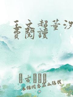 王文超董汐瑜免费阅读