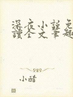 深夜小说免费阅读全文笔趣阁