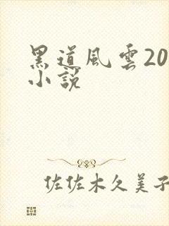 黑道风云20年小说