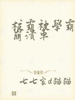 校霸被学霸玩到崩溃车