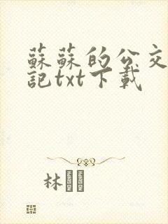 苏苏的公交车日记txt下载