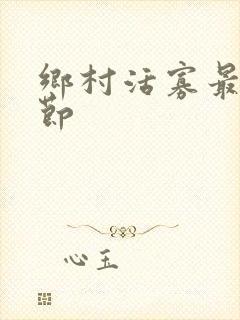 乡村活寡最新章节