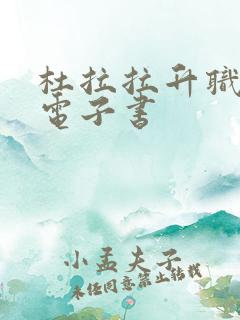 杜拉拉升职记 电子书