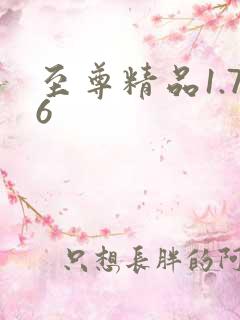 至尊精品1.76